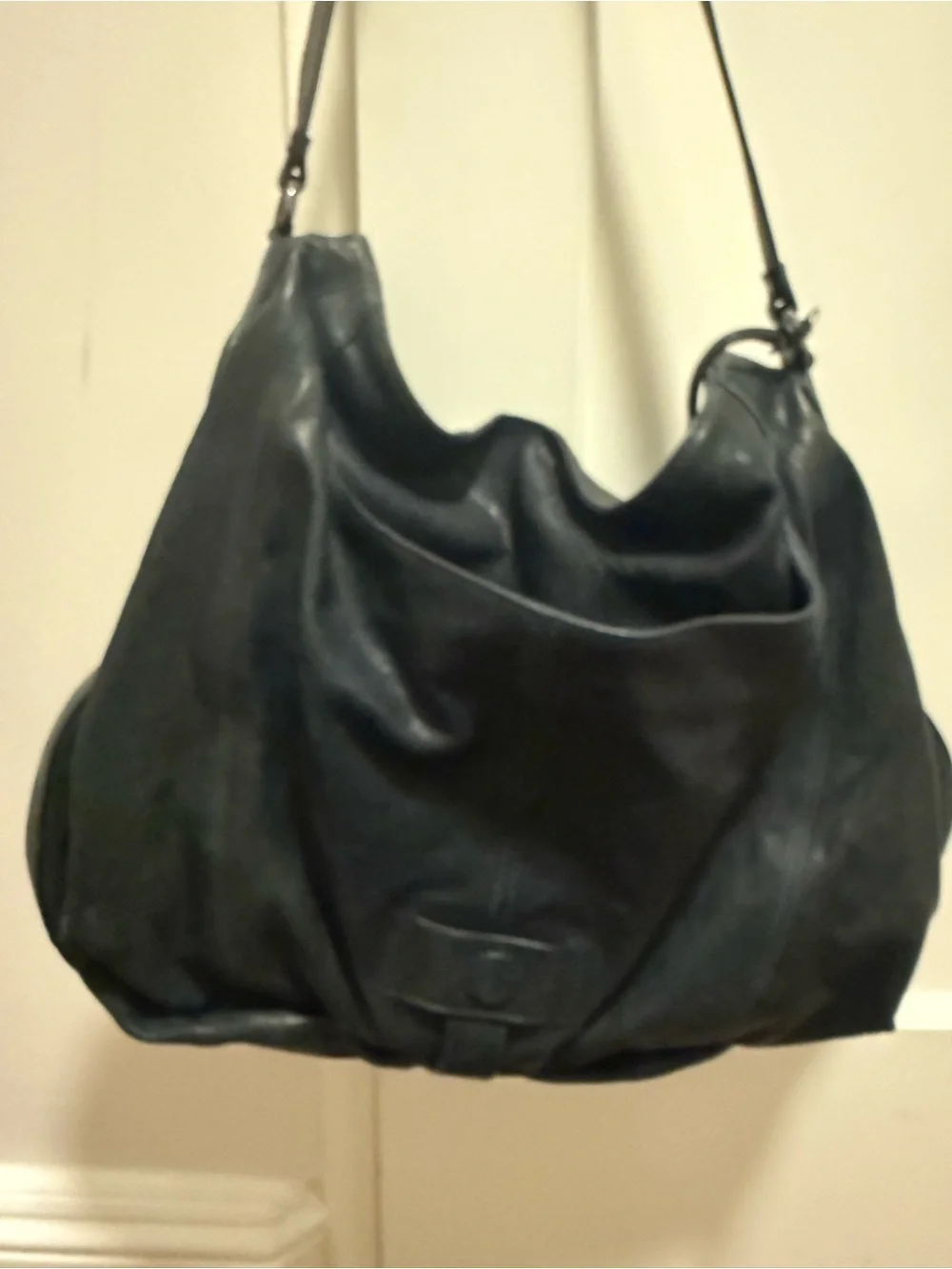 Botkier Dark Green Leather Shoulder Hobo Bag